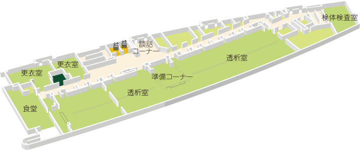 桃仁会病院 2階フロア